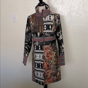 Patchwork new coat size M